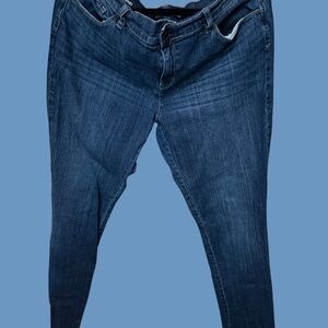 Liz Claiborne Blue Boyfriend Skinny Jeans